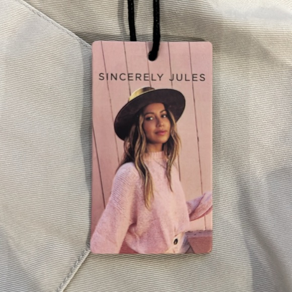 SINCERELY JULES Cream Canvas Jacket - Picture 4 of 4